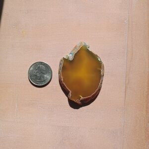 28g Natural Agate Geode Slab/Slice Quartz